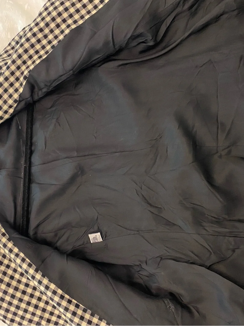 Christian Dior The Suit Vintage Wool Gingham Double-Breasted Jacket